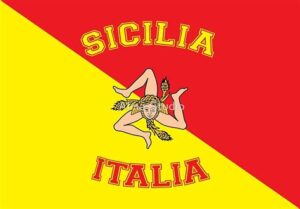 Drapeau de la Sicile