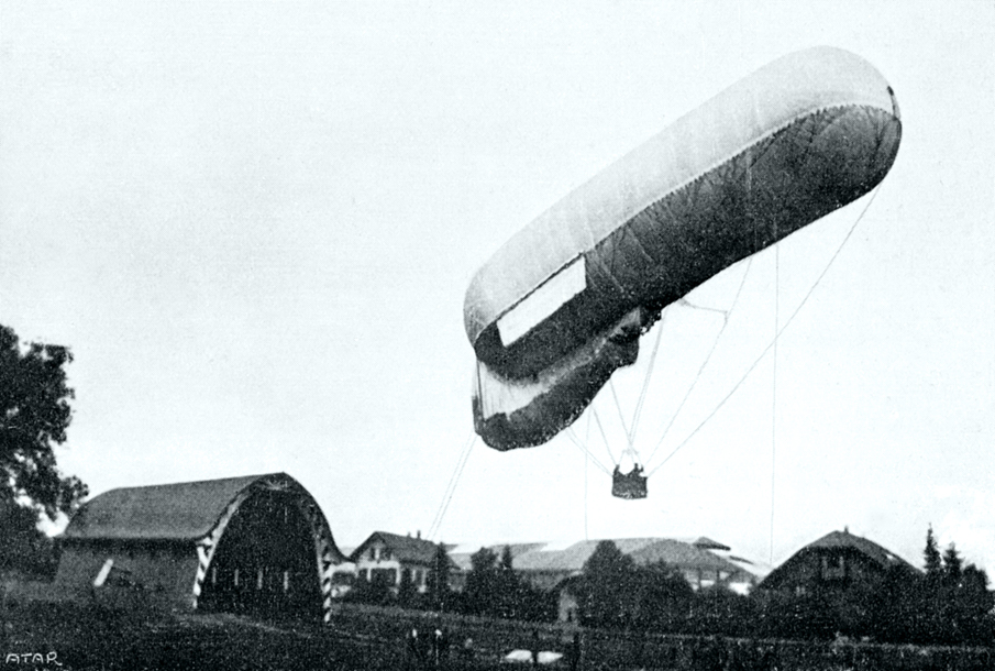 Ballon captif D13, modèle utilisé par l'armée suisse